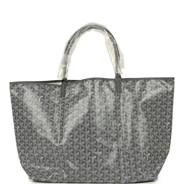 goyard Goyard Goyardine Grey St. Louis GM Tote Bag Palladium Hardware