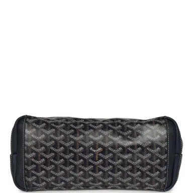 goyard Goyard Goyardine Navy Blue Artois PM Tote Palladium Hardware | Thumbnail 6