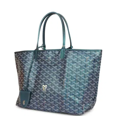 goyard Goyard Goyardine Pearly Blue Saint Louis PM Tote Bag Palladium Hardware | Thumbnail 5 goyard Goyard Goyardine Pearly Blue Saint Louis PM Tote Bag Palladium Hardware | Thumbnail 5