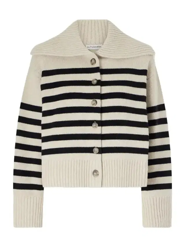 Altuzarra Rainger Striped Wool-blend Cardigan