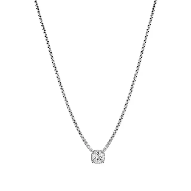 JAI JAI Sterling Silver Diamond & White Topaz Pendant Necklace by The Solist