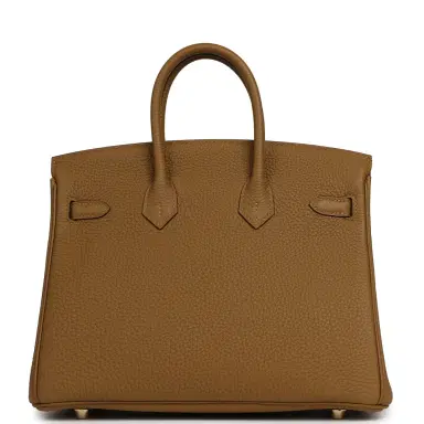 HERMÈS Hermes Birkin 25 Bronze D'ore Togo Gold Hardware | Thumbnail 4 HERMÈS Hermes Birkin 25 Bronze D'ore Togo Gold Hardware | Thumbnail 4