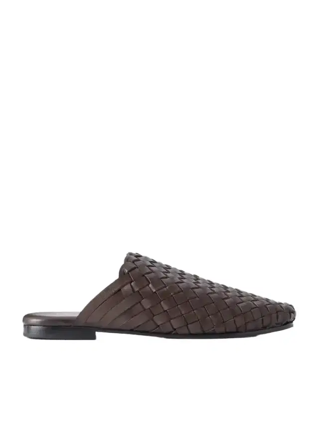 St. Agni Bunto Woven Leather Slip-ons
