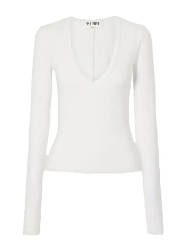 ÉTERNE Ribbed Jersey T-shirt