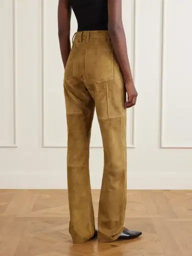 Altuzarra Mills Suede Straight-leg Pants | Thumbnail 4