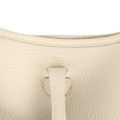 HERMÈS Hermes Evelyne TPM Craie Clemence Gold Hardware | Thumbnail 7 HERMÈS Hermes Evelyne TPM Craie Clemence Gold Hardware | Thumbnail 7