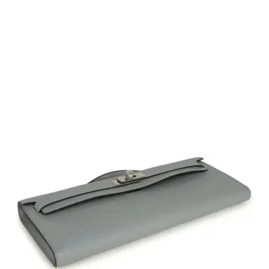 HERMÈS Hermes Kelly Cut Gris Pantin Swift Palladium Hardware | Thumbnail 3