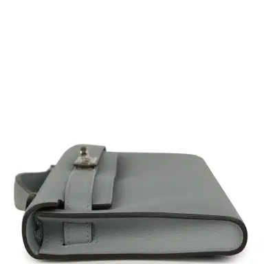 HERMÈS Hermes Kelly Cut Gris Pantin Swift Palladium Hardware | Thumbnail 5