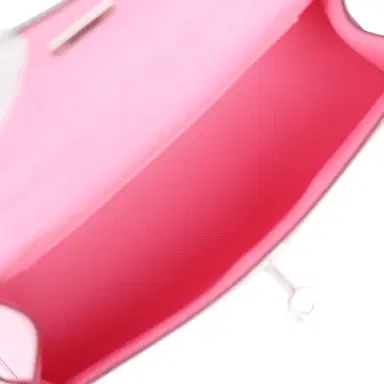 HERMÈS Hermes Kelly Pochette Bubblegum Ostrich Boreal Palladium Hardware | Thumbnail 8