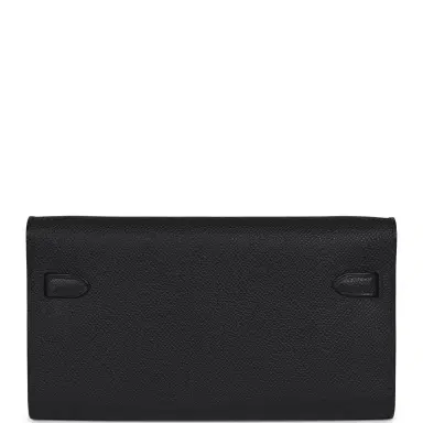 HERMÈS Hermes Kelly Wallet To Go Black Epsom Gold Hardware | Thumbnail 3