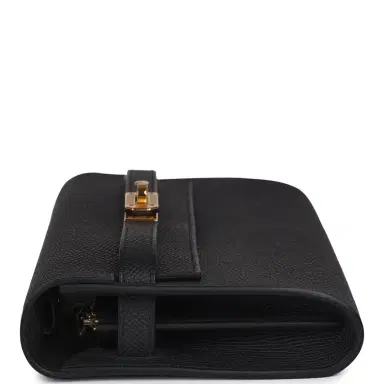 HERMÈS Hermes Kelly Wallet To Go Black Epsom Gold Hardware | Thumbnail 4