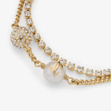 Jimmy Choo Auri Chain Bracelet | Thumbnail 4