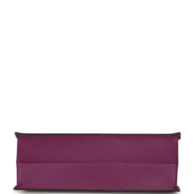 HERMÈS Pre-owned Hermes Kelly Danse Anemone Evercolor Palladium Hardware | Thumbnail 6