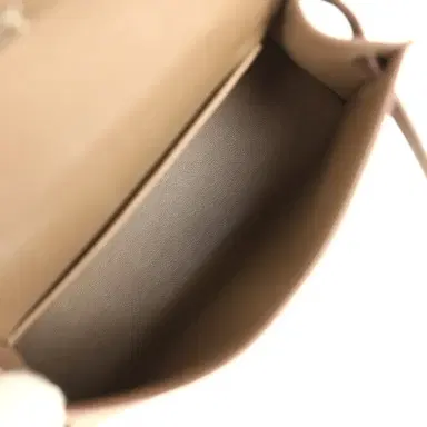 HERMÈS Pre-owned Hermes Kelly Sellier 20 Tri-color Etoupe, Ecorce, Black Epsom Palladium Hardware | Thumbnail 8