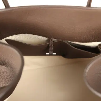 The Row The Row Soft Margaux 17 Bag Deep Brown Calfskin Silver Hardware | Thumbnail 12 The Row The Row Soft Margaux 17 Bag Deep Brown Calfskin Silver Hardware | Thumbnail 12