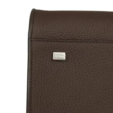 The Row The Row Soft Margaux 17 Bag Deep Brown Calfskin Silver Hardware | Thumbnail 8 The Row The Row Soft Margaux 17 Bag Deep Brown Calfskin Silver Hardware | Thumbnail 8