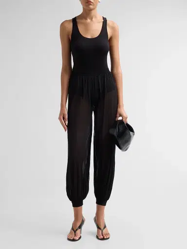 Simkhai Women's Flora Sheer Pants | Thumbnail 2 Simkhai Women's Flora Sheer Pants | Thumbnail 2