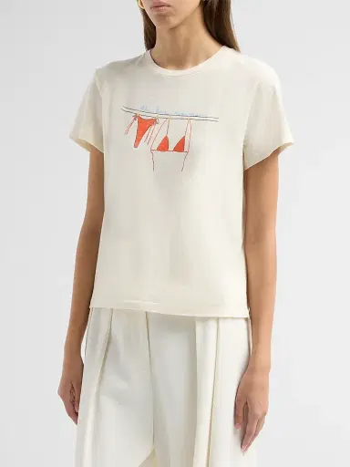 RE/DONE Women's Classic Bare Minimum T-Shirt | Thumbnail 4 RE/DONE Women's Classic Bare Minimum T-Shirt | Thumbnail 4