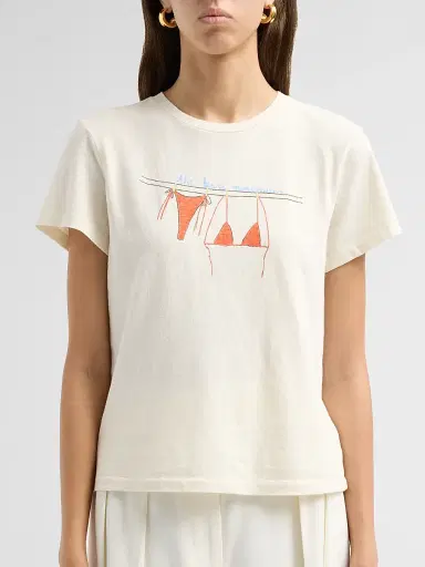 RE/DONE Women's Classic Bare Minimum T-Shirt | Thumbnail 5 RE/DONE Women's Classic Bare Minimum T-Shirt | Thumbnail 5
