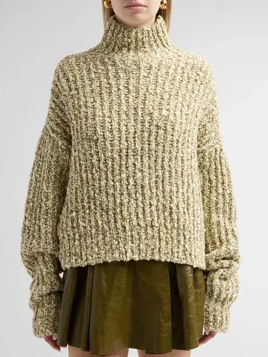 Ulla Johnson Women's Albie Knit Turtleneck Sweater - Alabaster | Thumbnail 5