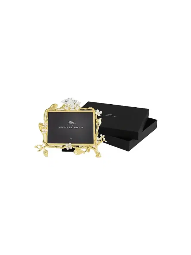 Michael Aram Lovebirds Silver & Gold 5" x 7" Frame