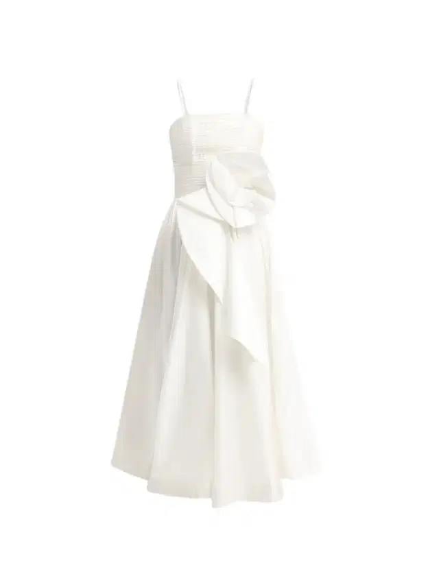 PatBo Women's Blossom Poplin Midi Dress - Off White