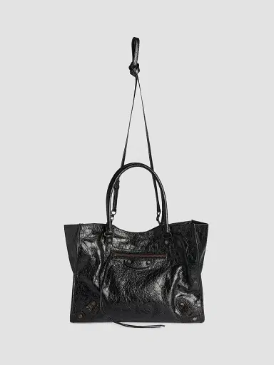 Balenciaga Women's Le City  Tote Bag - Black | Thumbnail 5