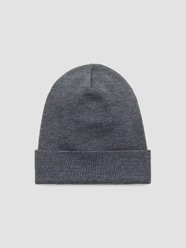 Balenciaga Men's Patch Beanie - Grey | Thumbnail 2