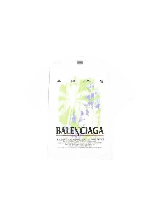 Balenciaga Men's The Window Medium Fit T-Shirt - White
