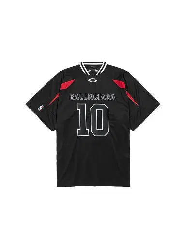 Balenciaga Men's  x NBA Collaboration Oversized T-Shirt - Black | Thumbnail 1