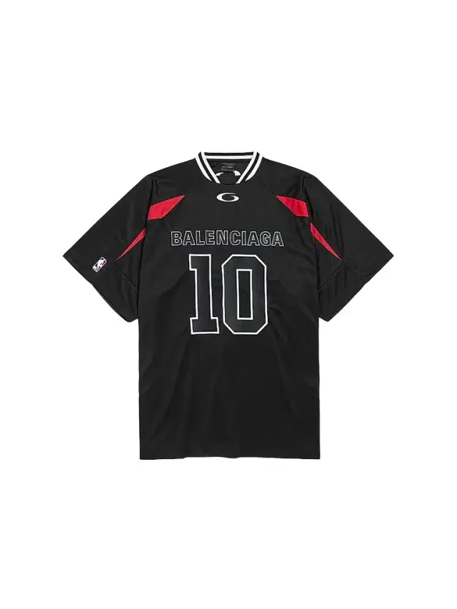 Balenciaga Men's  x NBA Collaboration Oversized T-Shirt - Black