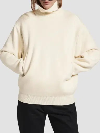 Balenciaga Women's Back-to-Front High Neck Sweater | Thumbnail 3 Balenciaga Women's Back-to-Front High Neck Sweater | Thumbnail 3