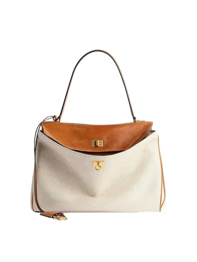 Balenciaga Women's Rodeo  Top Handle Bag - Beige Tan Cowboy