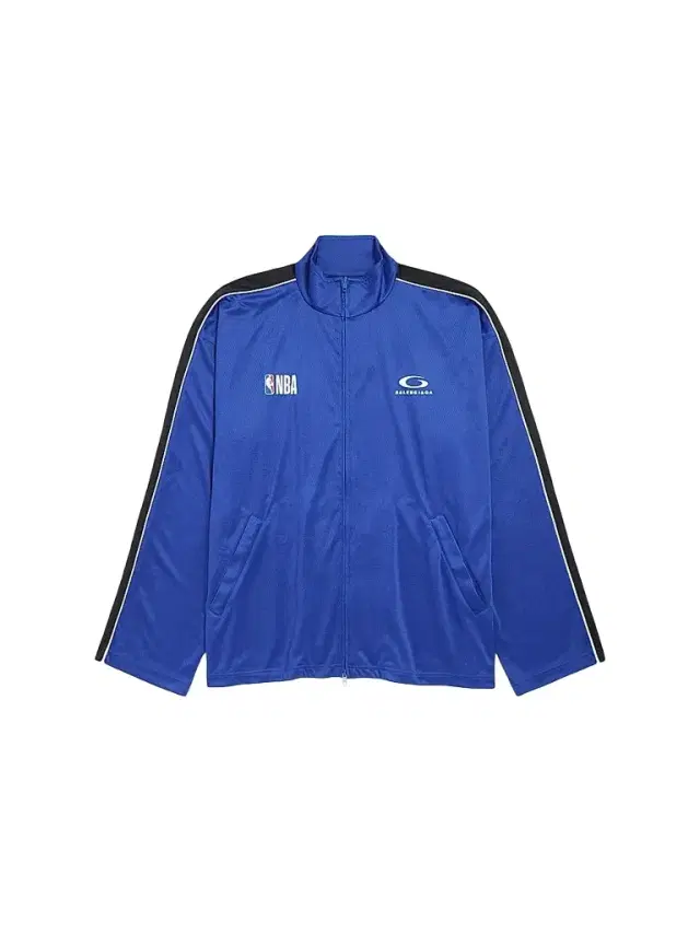 Balenciaga Men's  x NBA Collaboration Tracksuit Jacket - Blue Black