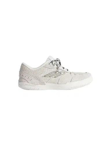 Balenciaga Men's Hamptons Suede Sneakers - Off White Black | Thumbnail 1 Balenciaga Men's Hamptons Suede Sneakers - Off White Black | Thumbnail 1