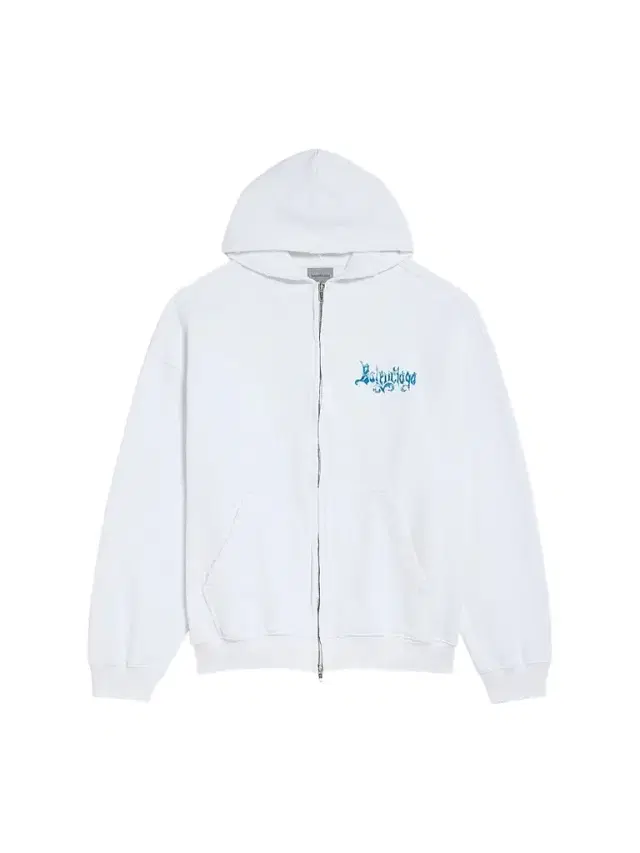 Balenciaga Women's Sketchy Zip-Up Hoodie - White