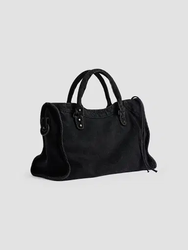 Balenciaga Women's Le City Top Handle Bag - Black | Thumbnail 3 Balenciaga Women's Le City Top Handle Bag - Black | Thumbnail 3
