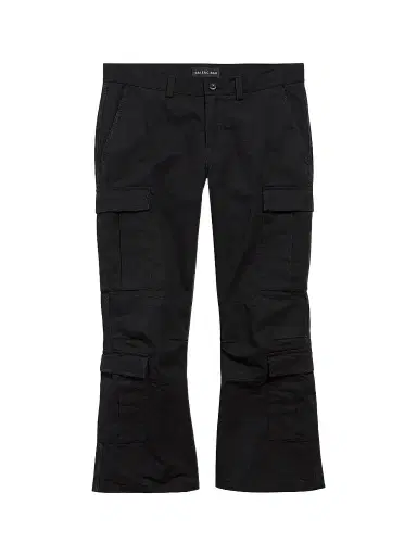 Balenciaga Women's Cargo Capri Pants - Black | Thumbnail 1