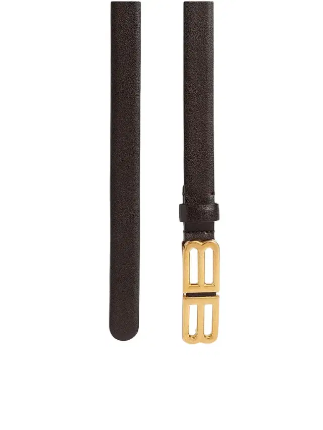 Balenciaga Women's Bolero BB Belt - Moka