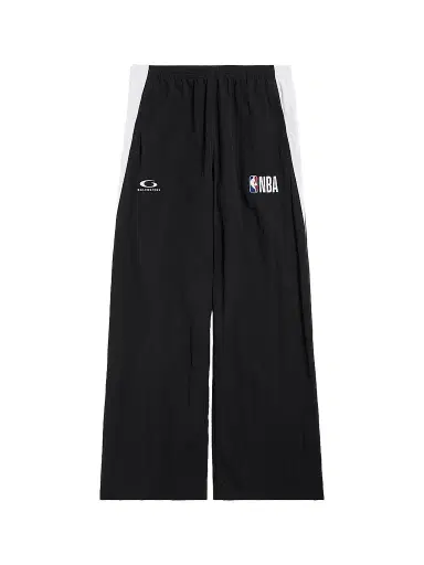 Balenciaga Men's x NBA Collaboration Tracksuit Pants - New Black | Thumbnail 1 Balenciaga Men's x NBA Collaboration Tracksuit Pants - New Black | Thumbnail 1