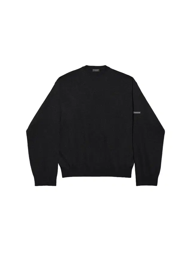 Balenciaga Men's Crewneck Sweater - Black