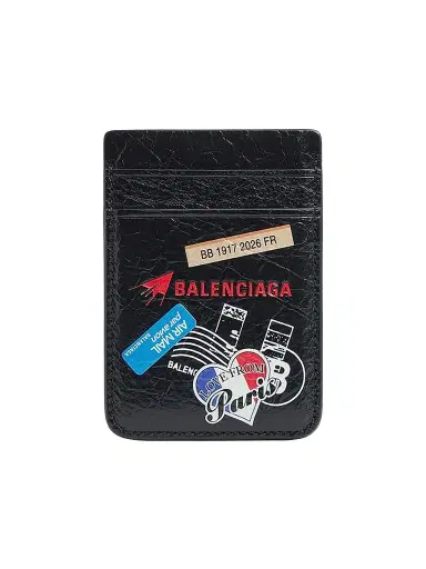 Balenciaga Men's Cash Magnet Card Holder - Multicolored | Thumbnail 1