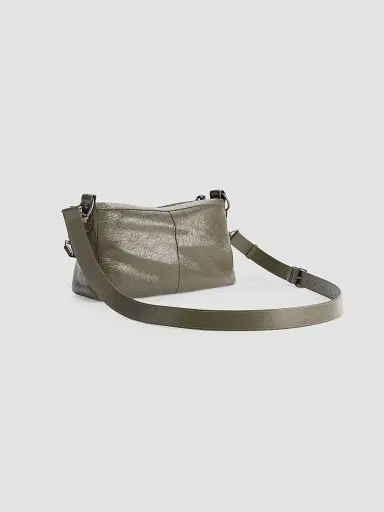 Balenciaga Women's Le City Moto Crossbody Bag - Army Green | Thumbnail 4