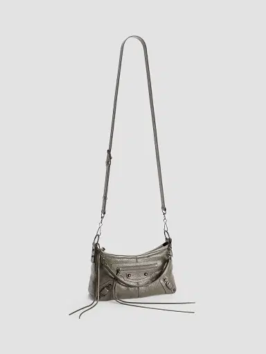 Balenciaga Women's Le City Moto Crossbody Bag - Army Green | Thumbnail 5