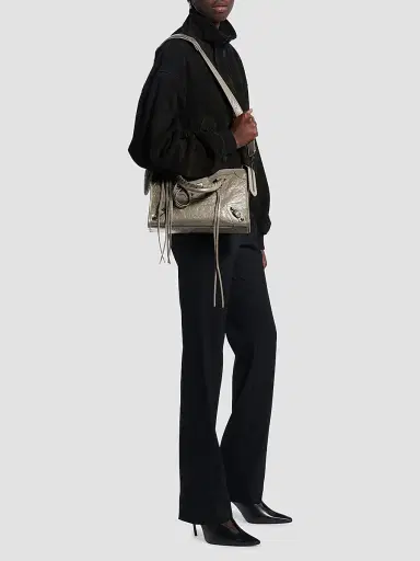 Balenciaga Women's Le City  Top Handle Bag - Army Green | Thumbnail 2