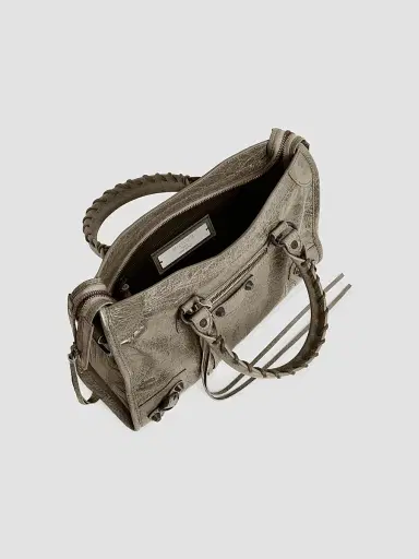 Balenciaga Women's Le City  Top Handle Bag - Army Green | Thumbnail 6