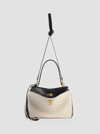 Balenciaga Women's Rodeo Top Handle Bag - Beige Black | Thumbnail 7 Balenciaga Women's Rodeo Top Handle Bag - Beige Black | Thumbnail 7