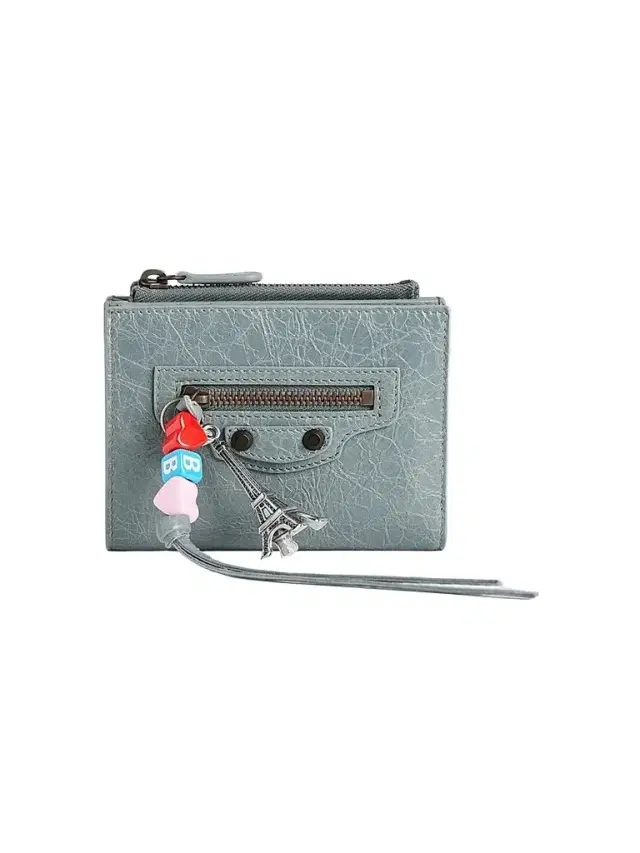 Balenciaga Women's Le City Bifold Wallet - Blue Grey