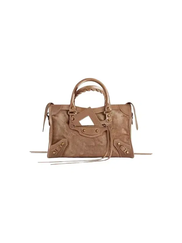 Balenciaga Women's Le City Top Handle Bag - Biscuit