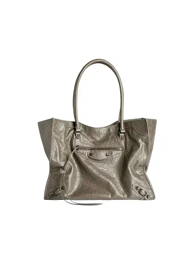 Balenciaga Women's Le City  Tote Bag - Army Green | Thumbnail 1